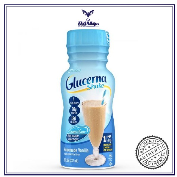 Thùng 24 lon Sữa nước Glucerna 237ml nhập từ Mỹ dành cho người bị bệnh tiểu đường