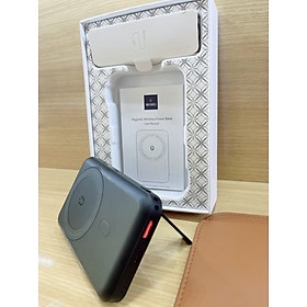 Sạc Nhanh Không Dây Wiwu Snap Cube 10000 Dành Cho Iphone 12, Iphone 13 - Hàng Chính Hãng  - Trắng