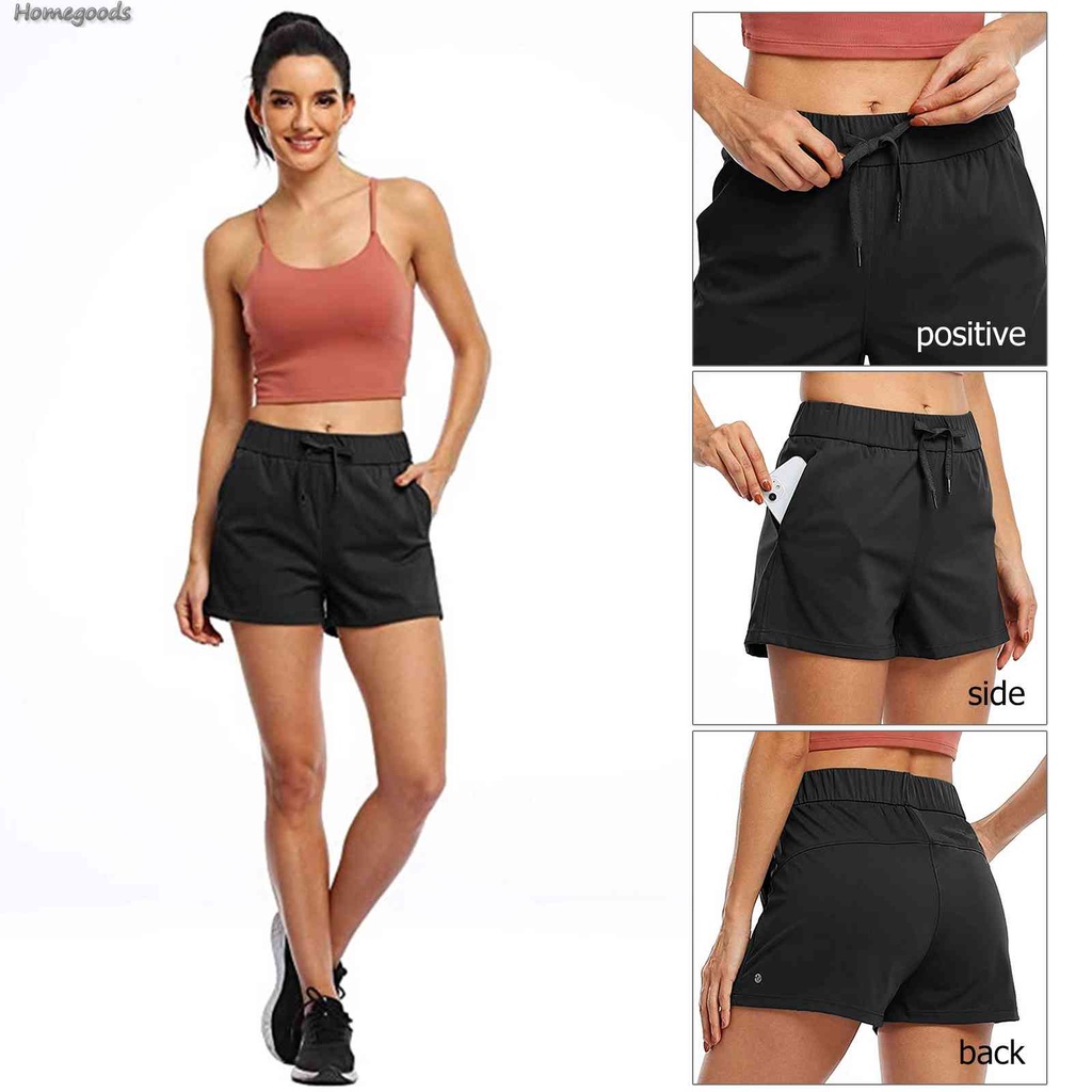 [HOMEG-PRO] Quần Đùi Thể Thao Chạy Bộ / Tập Gym / Yoga Có Túi S-XXL [homegoods.vn]