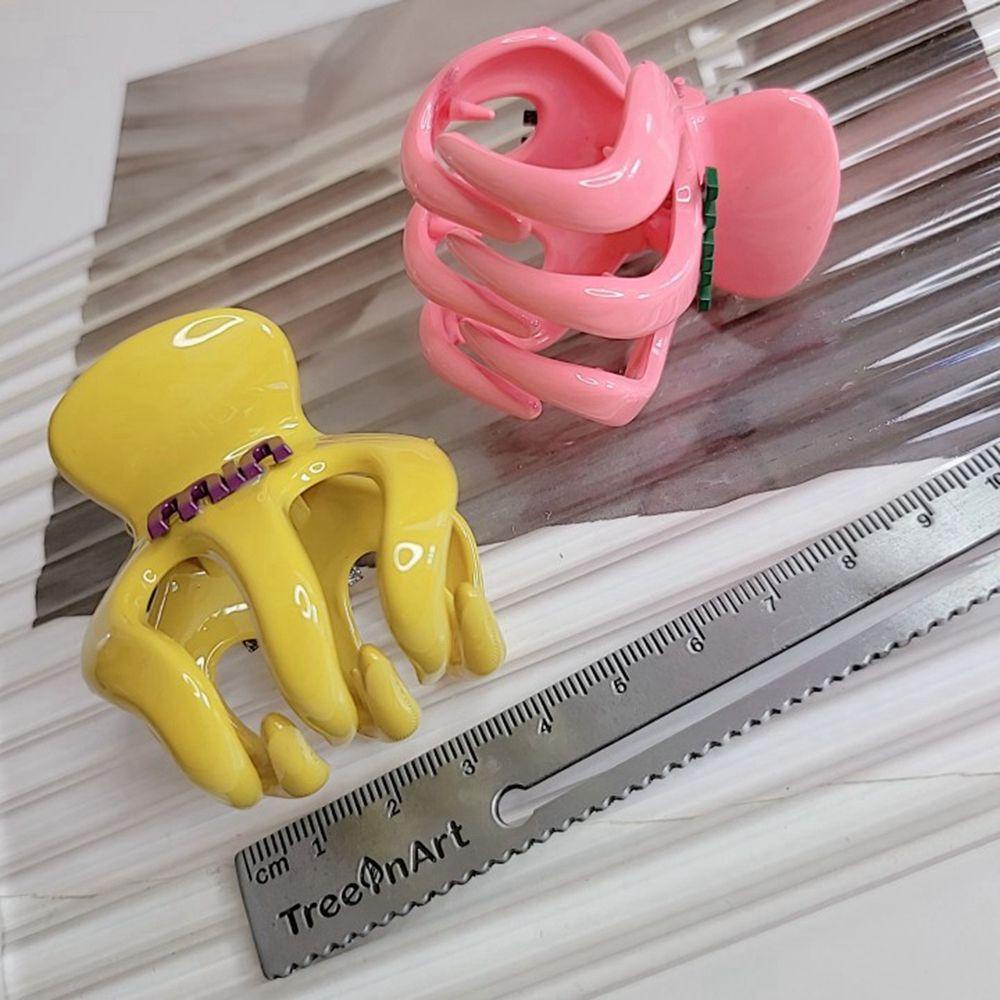 Kẹp Tóc Càng Cua Nhỏ Hình Chữ Miu Phong Cách Vintage Sáng Tạo Cho Nữ WMES15H