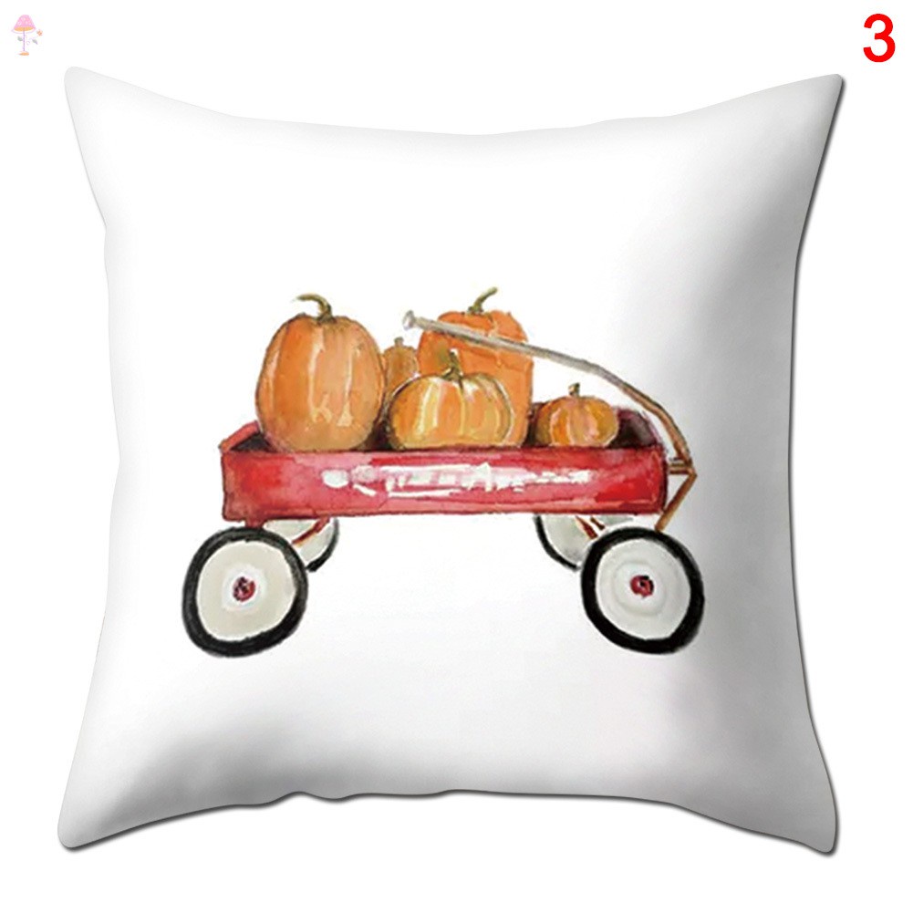 [người bán địa phương] Áo gối ghế sofa trang trí Halloween kích cỡ 45x45cm