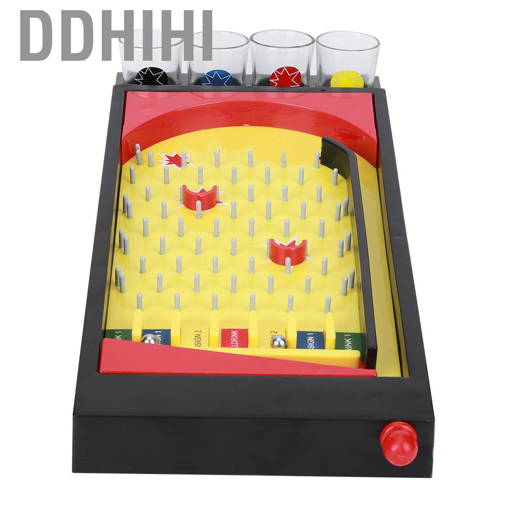 Ddhihi Plastic Adults Pinball Entertainment Drinking Game Bar Shooting Ball Wine Cup Board Toy Party Supplies