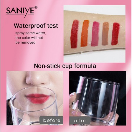 SANIYE (Hàng Mới Về) Son Kem L1181-11 Màu Tùy Chọn Nhanh Khô Không Thấm Nước Thời Trang | BigBuy360 - bigbuy360.vn