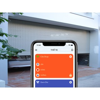 Điều khiển cửa cuốn qua WiFi - Adafarmer RDW2022
