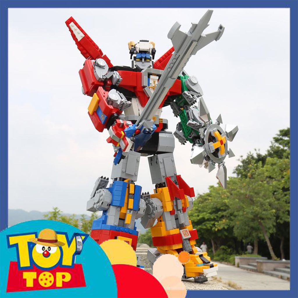 Đồ chơi lắp ráp robot Voltron ghép dũng sĩ Hesman rô bốt xếp hình King 83034 / Lpin 16057 / Leji 18008