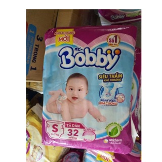 Tã dán sơ sinh Bobby S32