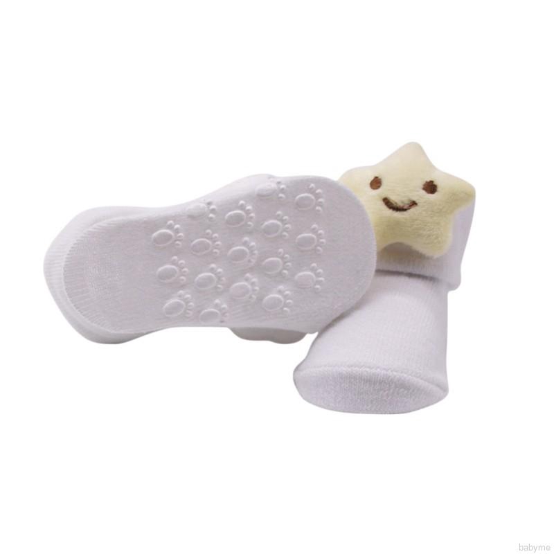 Tất cotton giữ ấm chống trượt cho bé