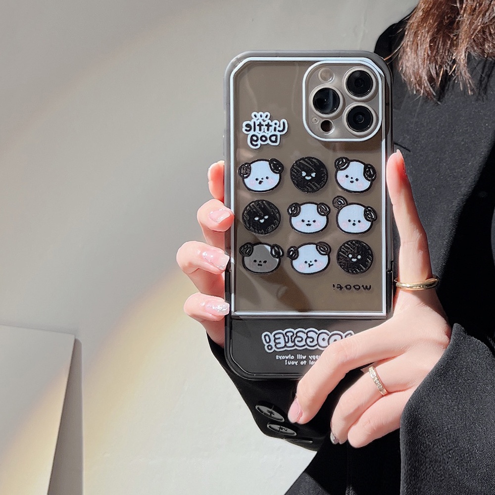 Ốp Điện Thoại Dẻo Họa Tiết Hoạt Hình Chú Chó Dễ Thương Chống Sốc Cho iPhone 13 12 11 Pro XS Max X XR 7 8 plus