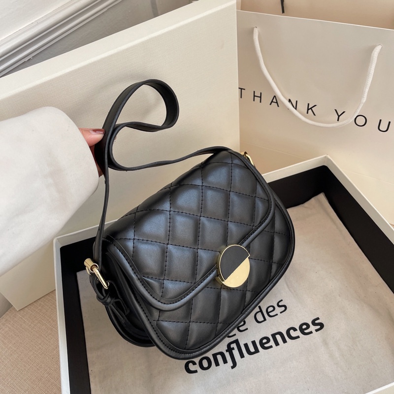 Túi đeo vai/ đeo chéo IELGY dáng vuông nhỏ thiết kế thời trang hiện đại dành cho nữ