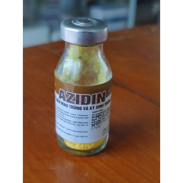1 lọ AZIDIN 1,18g dùng trong thú y