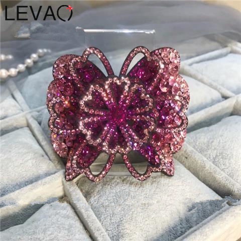 1 Kẹp Tóc Hình Hoa Đính Đá Thời Trang Sang Trọng Cho Nữ