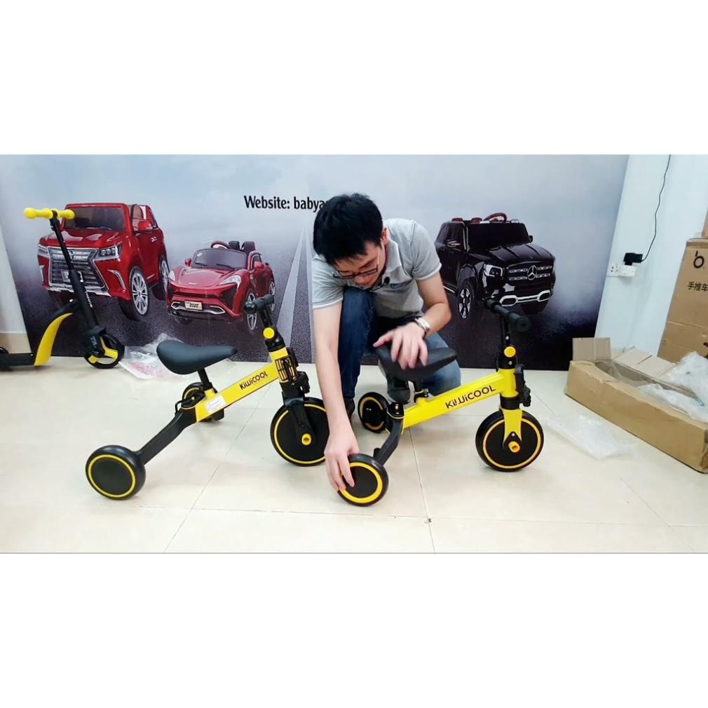 Xe chòi chân - 3 bánh - thăng bằng AS-006 ,Xe Thăng bằng cho Bé 3in1 Hàng Có Tem Có Bàn