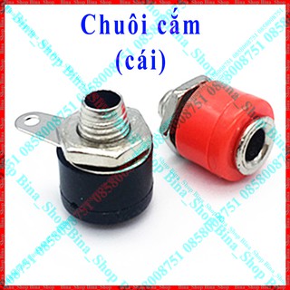 Jack bắp chuối 4mm chuôi cắm đực cái tự chọn