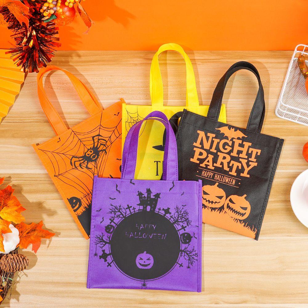 Zaijie Set 24 Túi Đựng Kẹo / Bánh Quy Trang Trí Tiệc halloween
