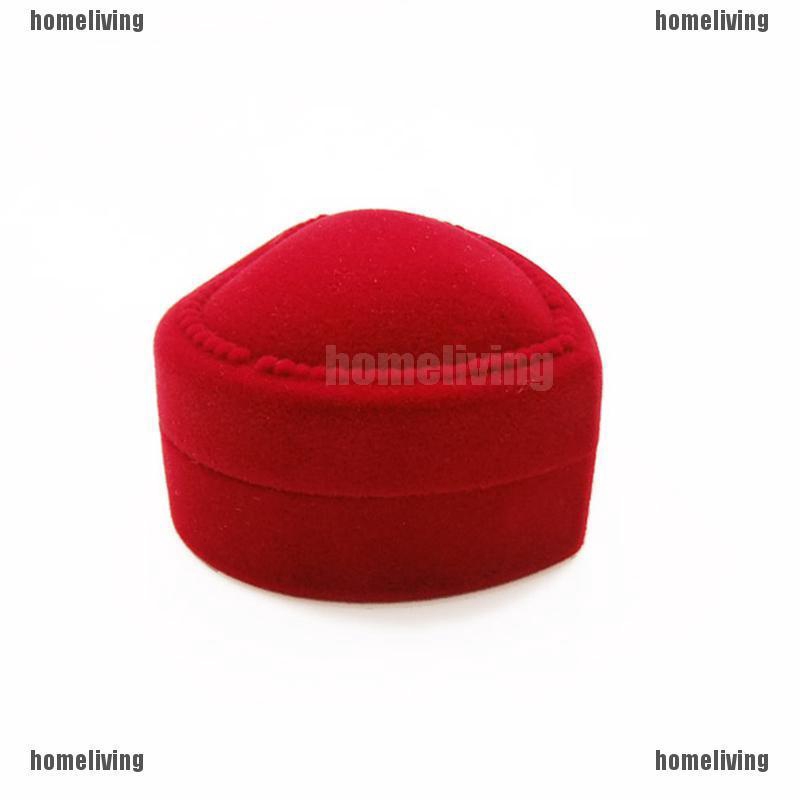 ❤❤Hộp Đựng Nhẫn Hình Trái Tim Màu Đỏ