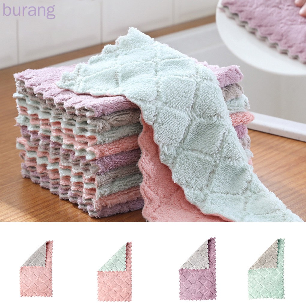 Khăn Lau Chén Dĩa Màu Sắc Xinh Xắn