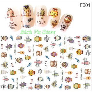 Sticker dán móng F Tết