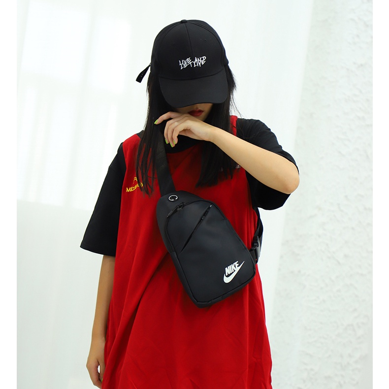 Nike Túi Đeo Chéo Ngực Phong Cách Thể Thao Năng Động Cho Nam Nữ