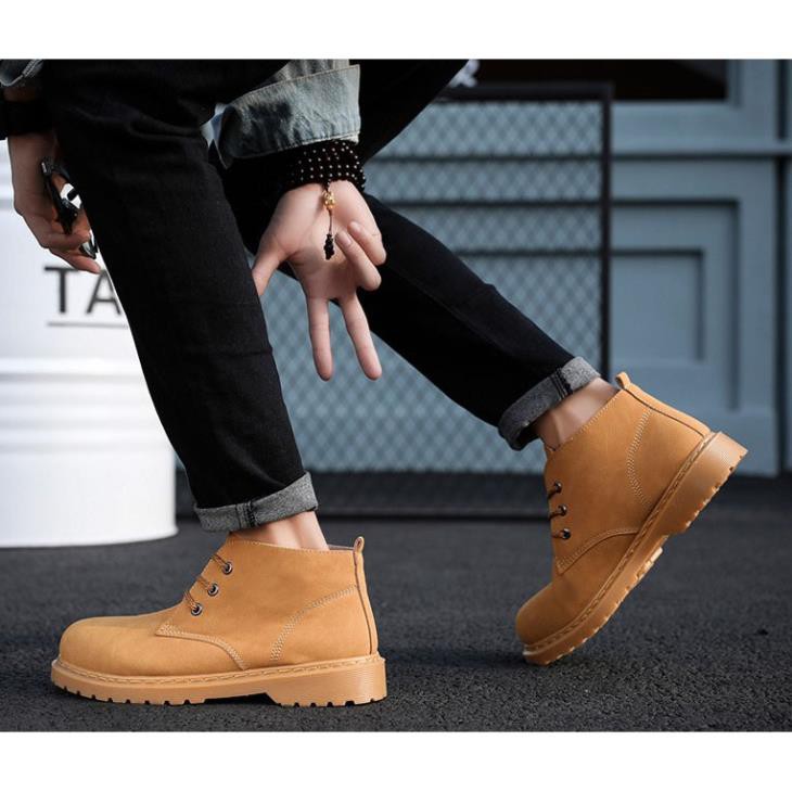 Rẻ Nhất TT Giày boots nam cổ cao kiểu da lộn DD479 shop ĐỊCH ĐỊCH DD479 chuyên giày sneaker nam 1