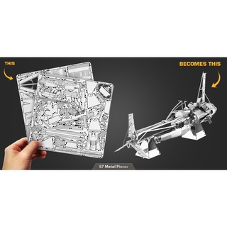 Mô hình lắp ráp kim loại 3d xe bay enfys nest's swoop bike star war