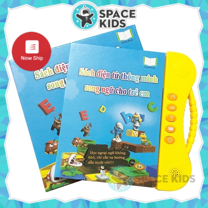 Sách nói điện tử song ngữ Anh Việt nhiều chủ đề cho bé học tập - Space Kids