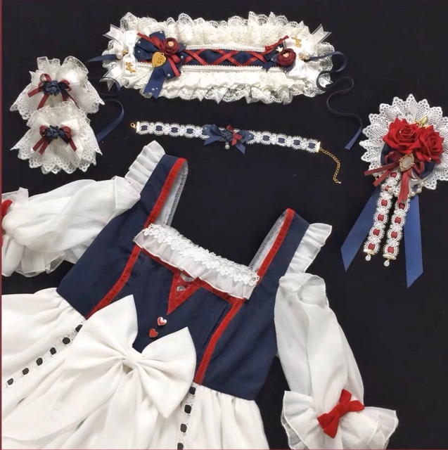 Fullset đầm LOLITA OP Bạch Tuyết Disney Sincerity chính hãng