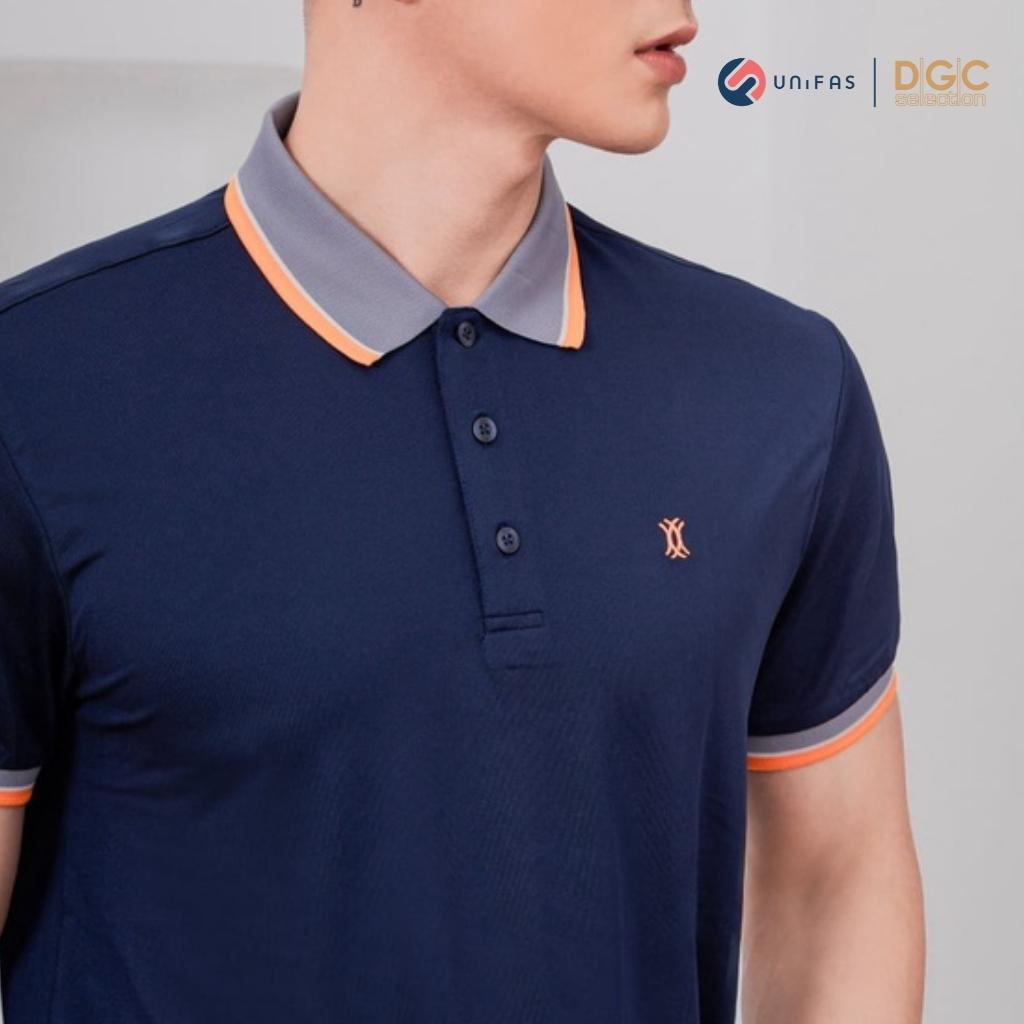 Áo polo nam DGCs ngắn tay cổ bẻ phối màu trẻ trung, chất thun mềm mịn thoáng mát SAPBA19M