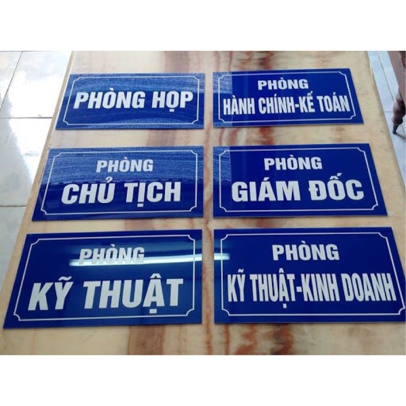 BIỂN BẢNG PHÒNG BAN, trường học