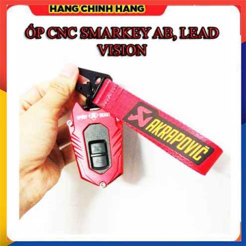 ỐP CNC SMARKEY CHO XE AB, LEAD, VISION ( SPIRIT BEAST LOẠI 2 NÚT )