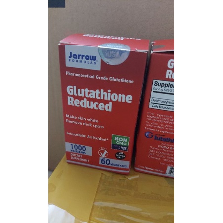 Viên uống hỗ trợ trắng da Glutathione 1000mg hộp 60v date 2024 | Thế Giới Skin Care