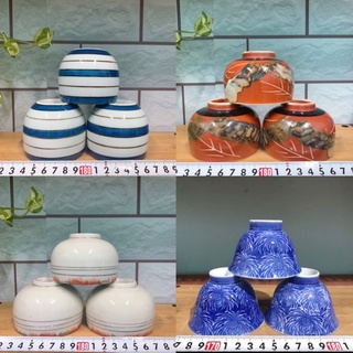 Set 3 ly uống trà gốm sứ Nhật (khoan lỗ free theo yc)