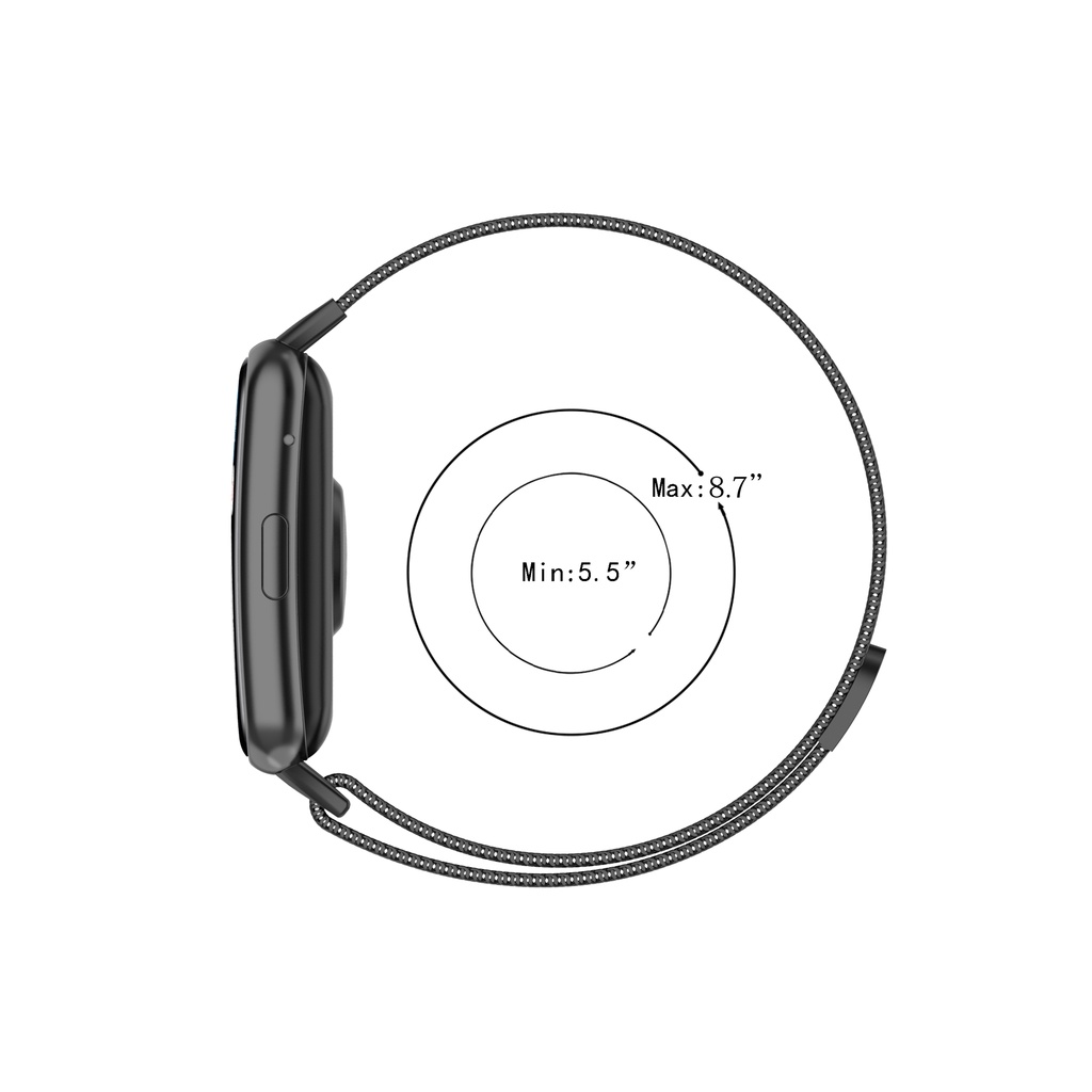 Dây đeo inox Milan thích hợp cho đồng hồ thông minh Huawei Fit