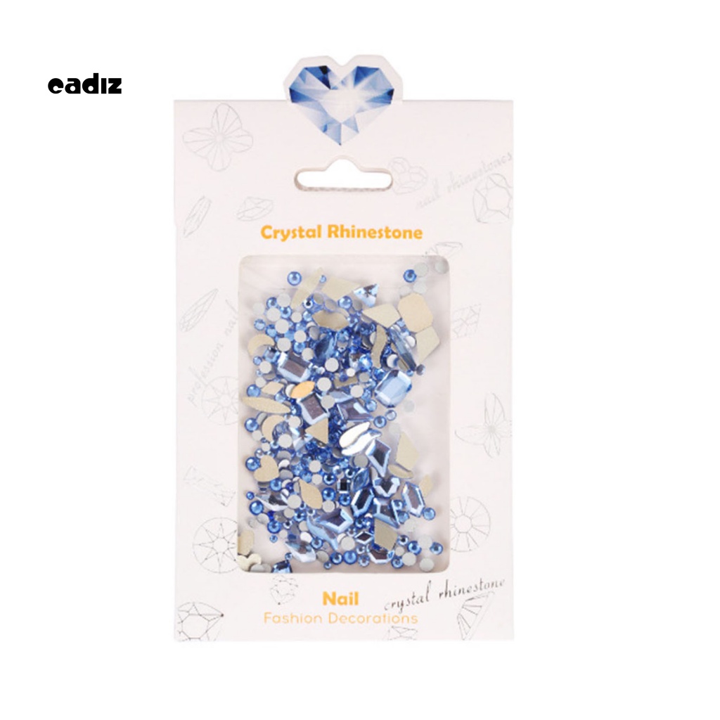 1 Túi Phụ Kiện Trang Trí Móng Tay 3D Lấp Lánh Sang Trọng DIY