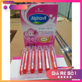 Alphavit bổ sung sắt hộp 20 ống hàng chính hãng 100%