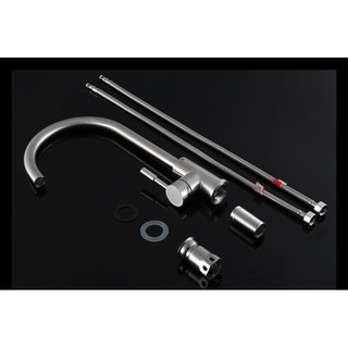 Vòi rửa chén nóng lạnh inox  304