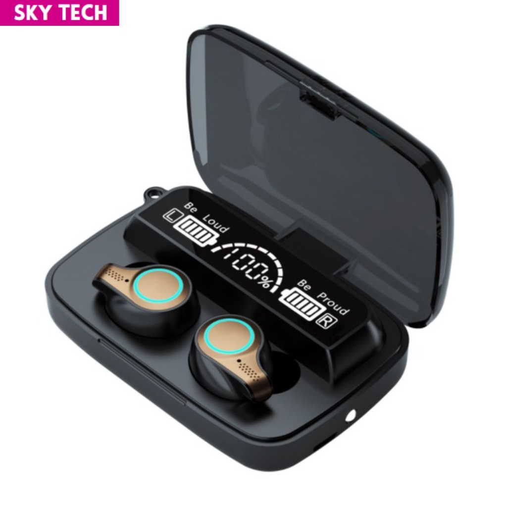 Tai Nghe Bluetooth, Tai Nghe Không Dây AMOI M18 TWS 5.0 9D TWS Điều Khiển Cảm Ứng Chống Nước Chất Âm Thanh Hifi Chống Ồn