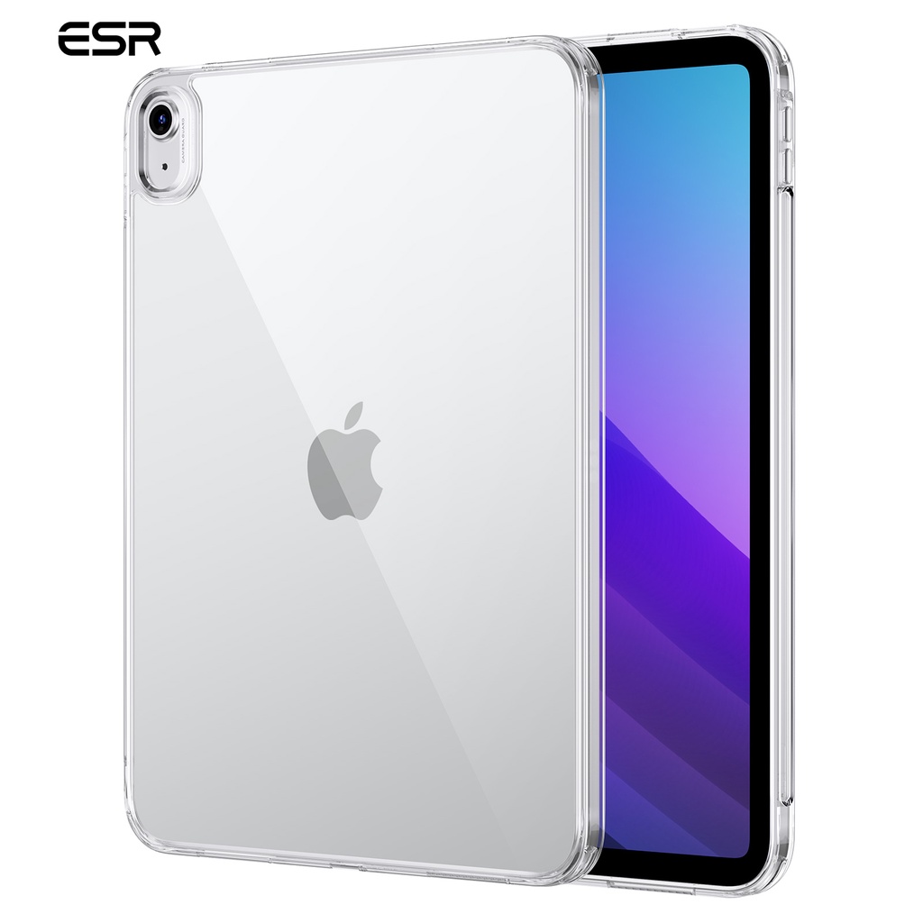 Ốp máy tính bảng ESR cứng viền dẻo mỏng nhẹ trong suốt/ màu đen thích hợp cho iPad 10 phiên bản 2 2022 10.5 inch