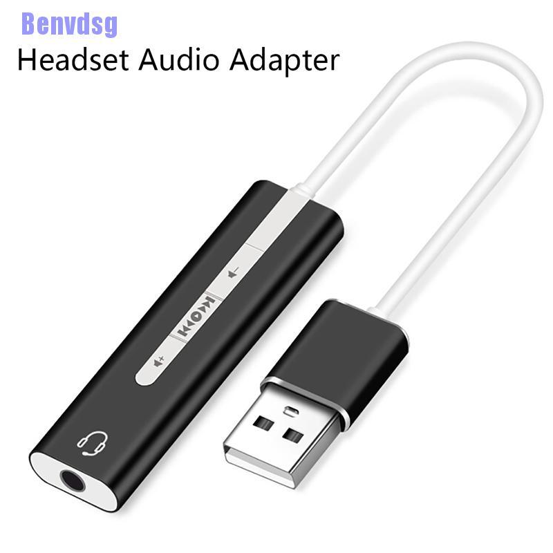 Cáp Chuyển Đổi Âm Thanh Usb Từ 1 Cổng 3.5mm Tiện Dụng