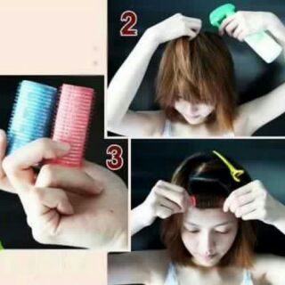 Lô cuốn dính tóc không cần kẹp (10 cuốn)