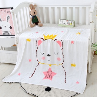 Chăn Lụa 4 Lớp Thấm Nước Siêu Mềm Hàng Cao Cấp Cho Bé (Giao họa tiết ngẫu nhiên)