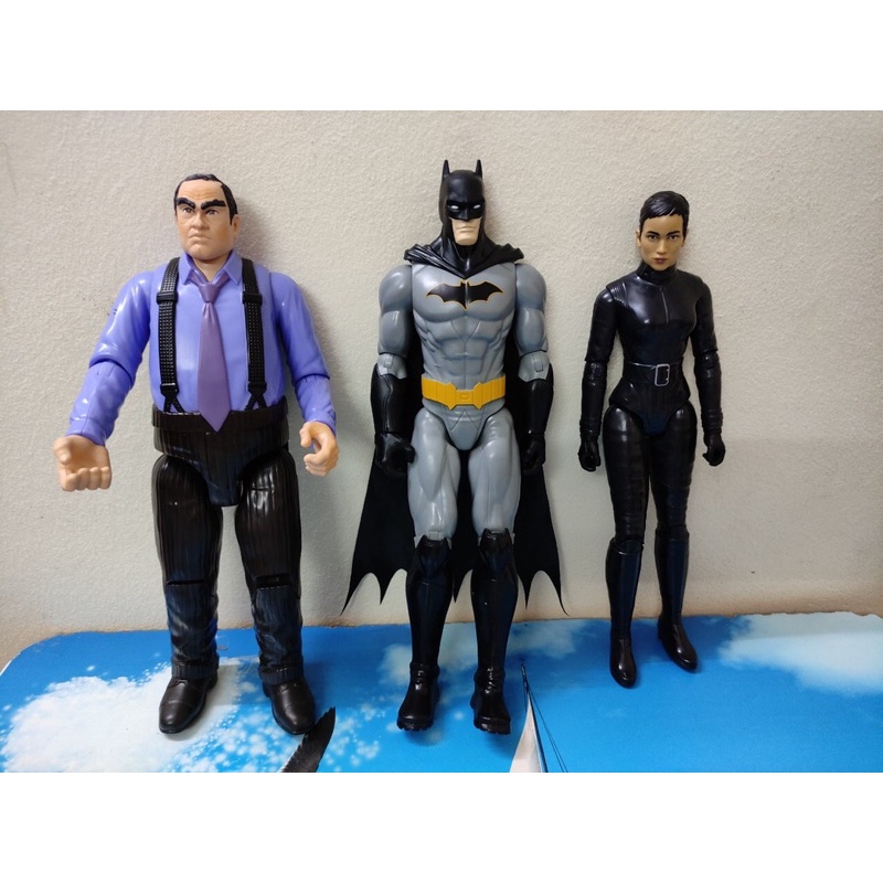 Bộ 3 mô hình Batman cao 30 cm có khớp cử động tay chân và đầu của Spin master