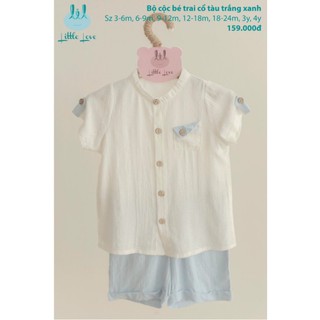 Bộ cộc tay đũi Lil litte love bé trai