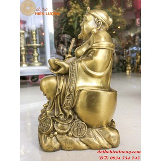 Thần Tài-Thổ Địa-Bằng Đồng (2 Tượng)