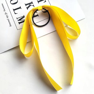 Cột tóc nơ đơn giản