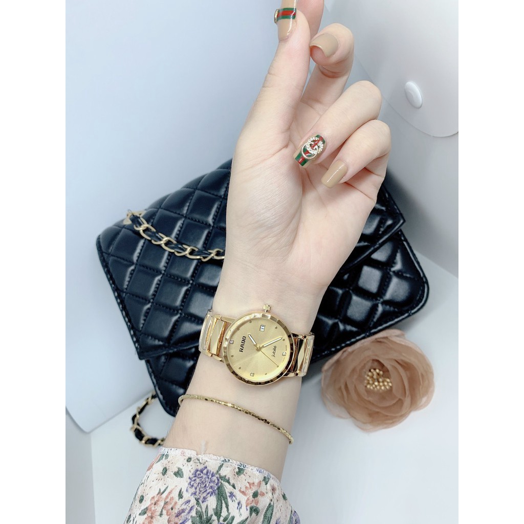 (Rado Unisex) Đồng hồ Nam (nữ) Rado dây thép không gỉ, không bay màu, bảo hành 12 tháng  - mtp.dongho | BigBuy360 - bigbuy360.vn