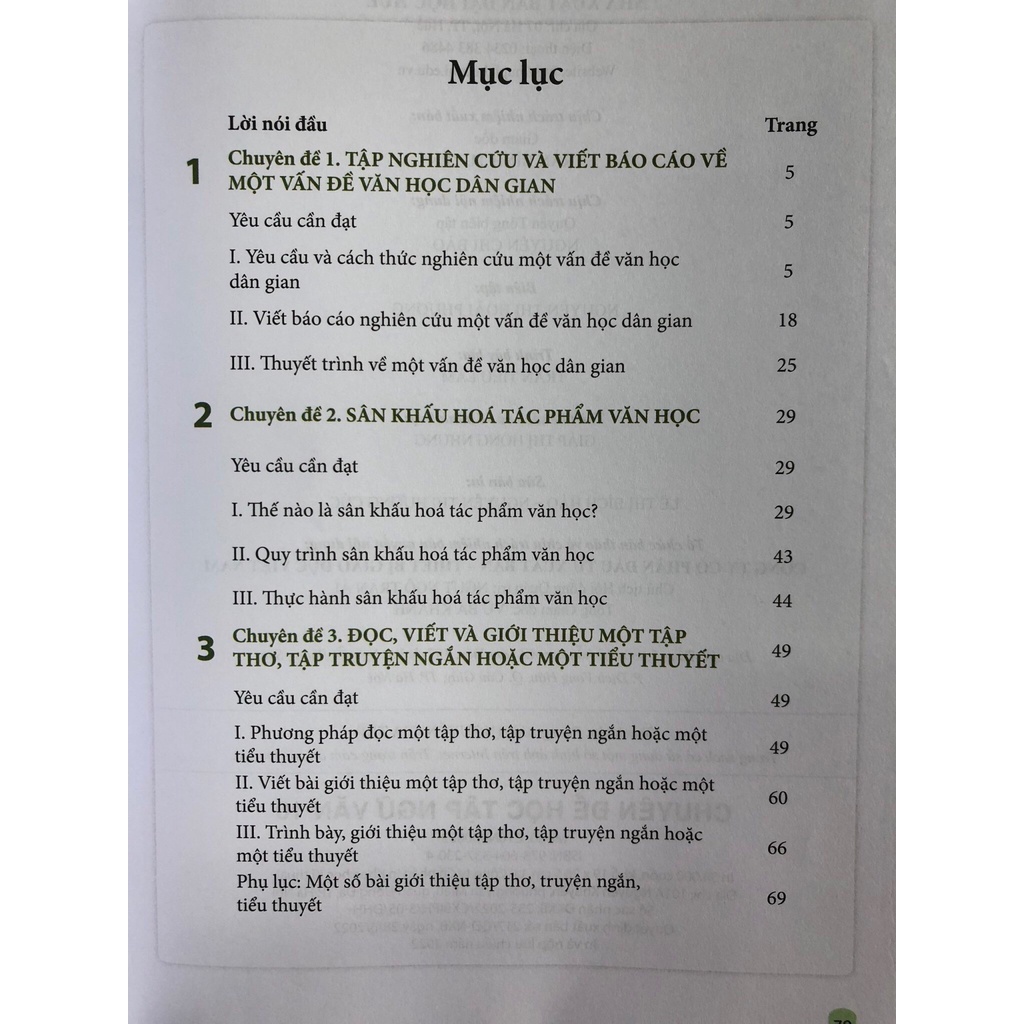 Sách - Chuyên đề học tập Ngữ văn 10 - Cánh Diều