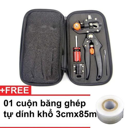 Combo Kéo ghép cành cây thép carbon cứng 3 mối ghép + Túi dù cao cấp + 1 Cuộn băng keo ghép 3cmx85m