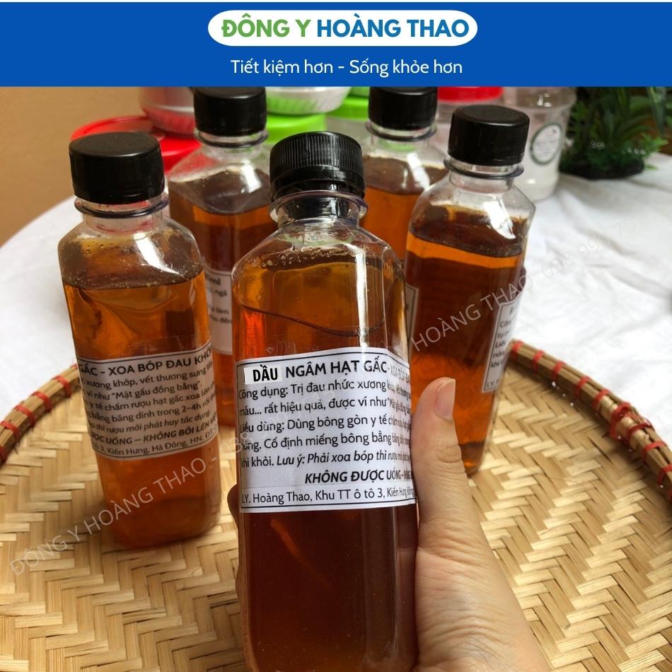 ✅Dầu Xoa Bóp Ngâm Hạt Gấc nguyên chất 330ML - giảm đau nhức xương khớp, tiêu sưng
