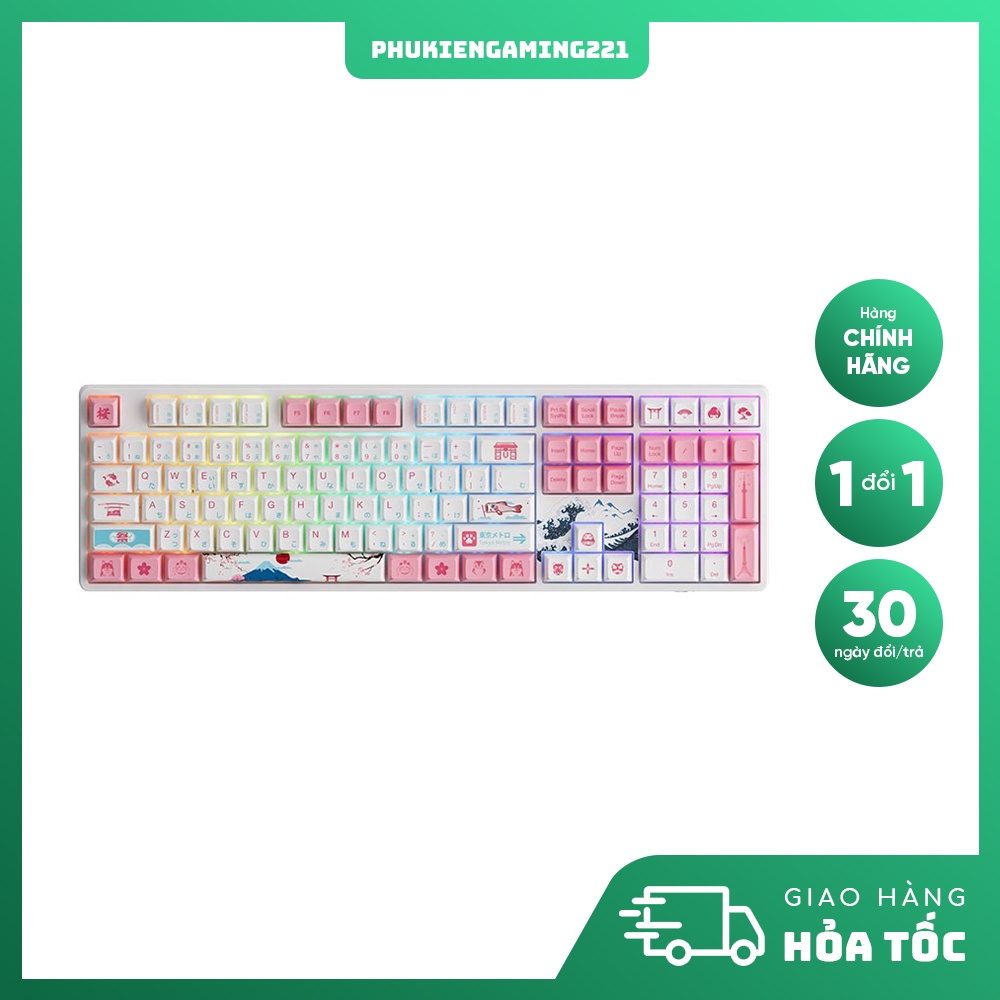 Bàn Phím Cơ Có Dây - AKKO 5108 World Tour Tokyo R2  - Chính Hãng