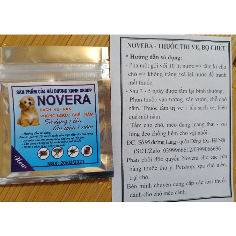 Novera Diệt ve bọ chét ( gói to)